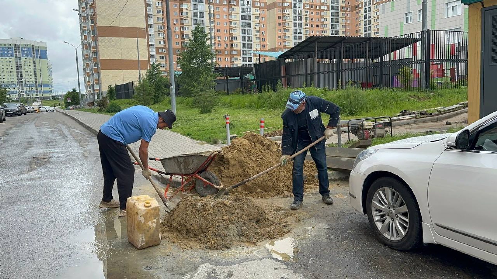 благоустройство, домодедово,