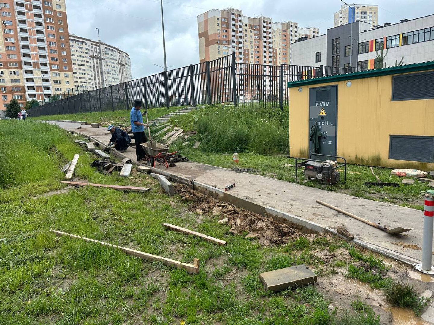 благоустройство, домодедово,