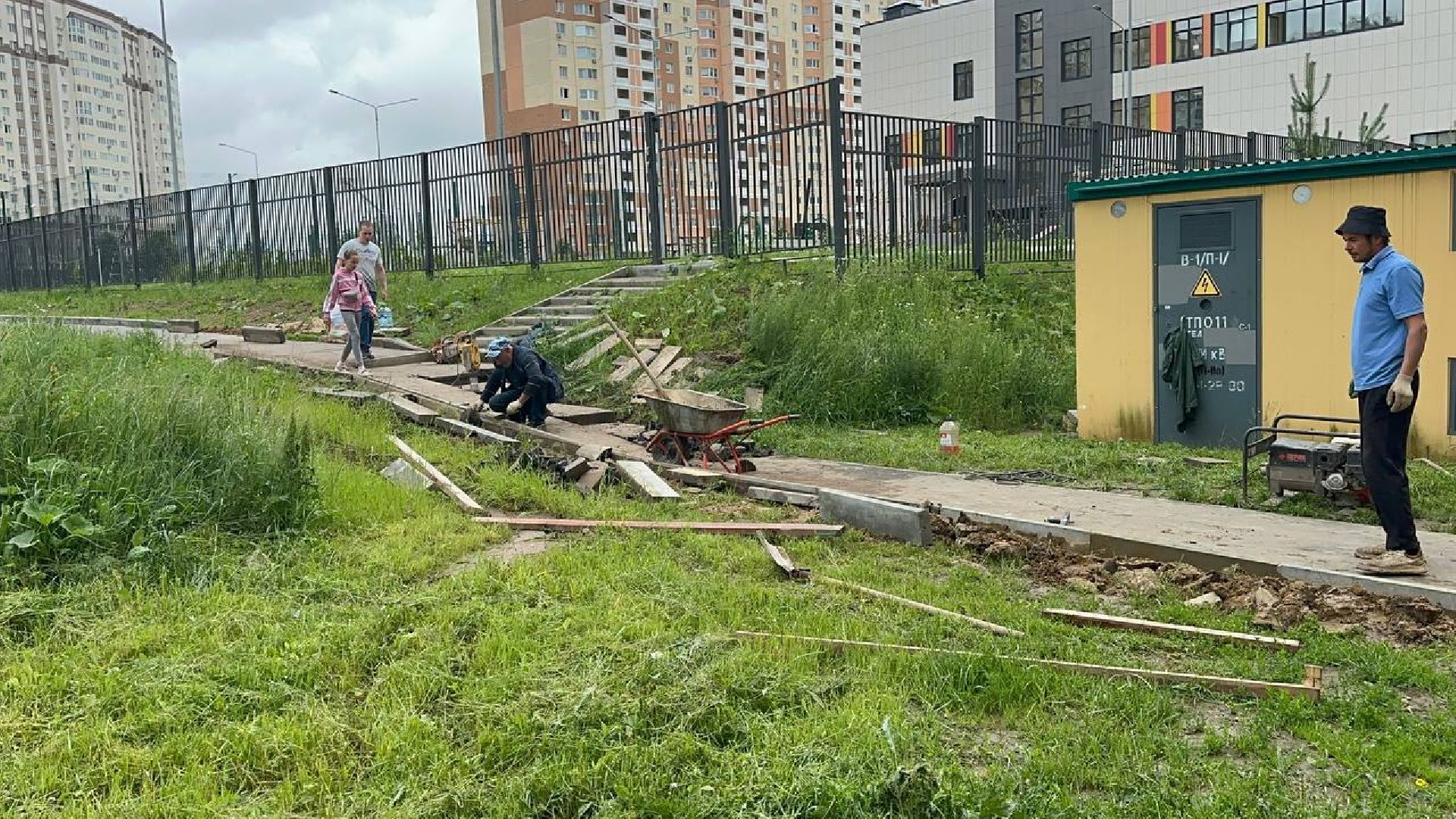 благоустройство, домодедово,