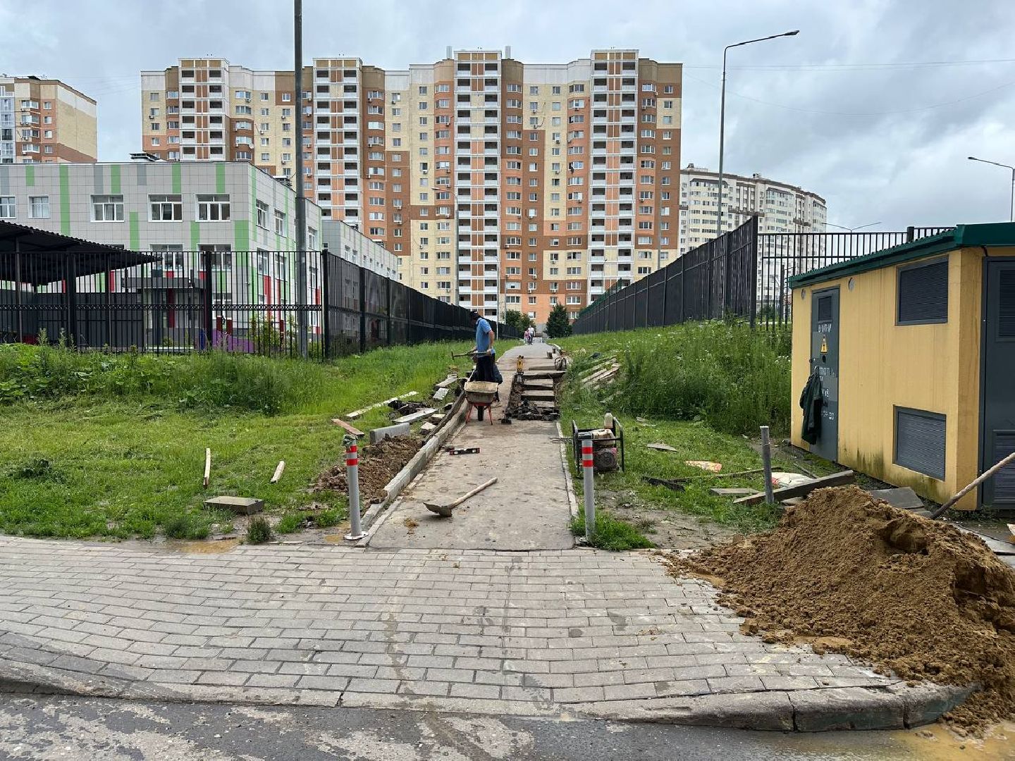 благоустройство, домодедово,