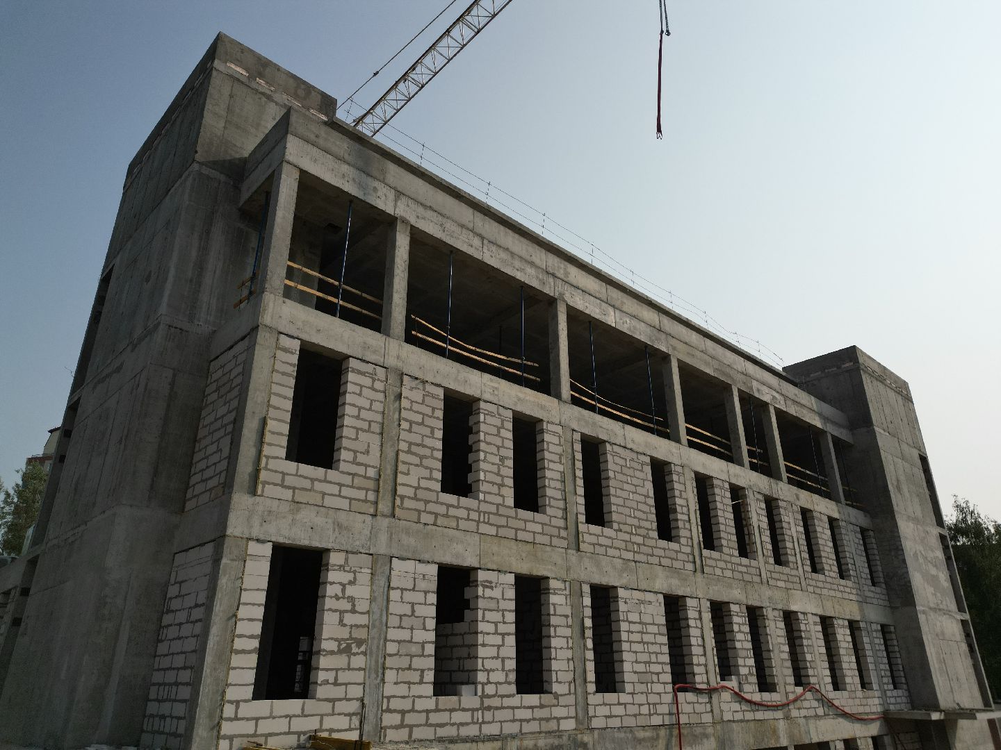 видео с коптера, детская поликлиника в пушкино, медицина в пушкино,