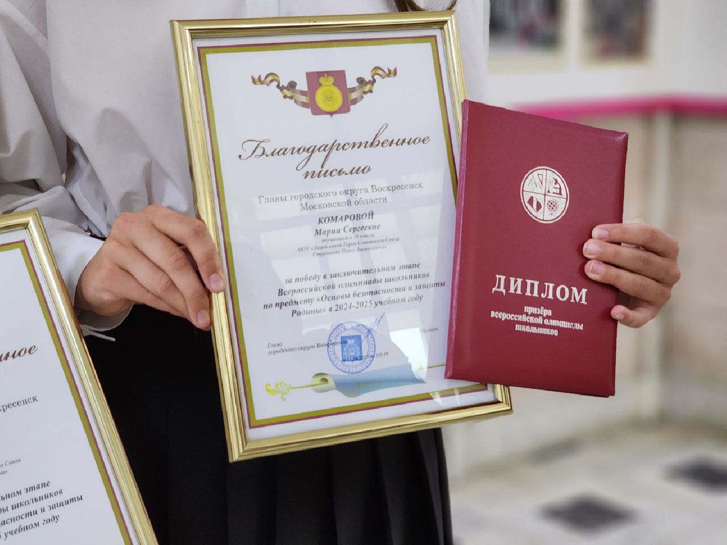 воскресенск, образование,  всероссийская олимпиада школьников, обзр,