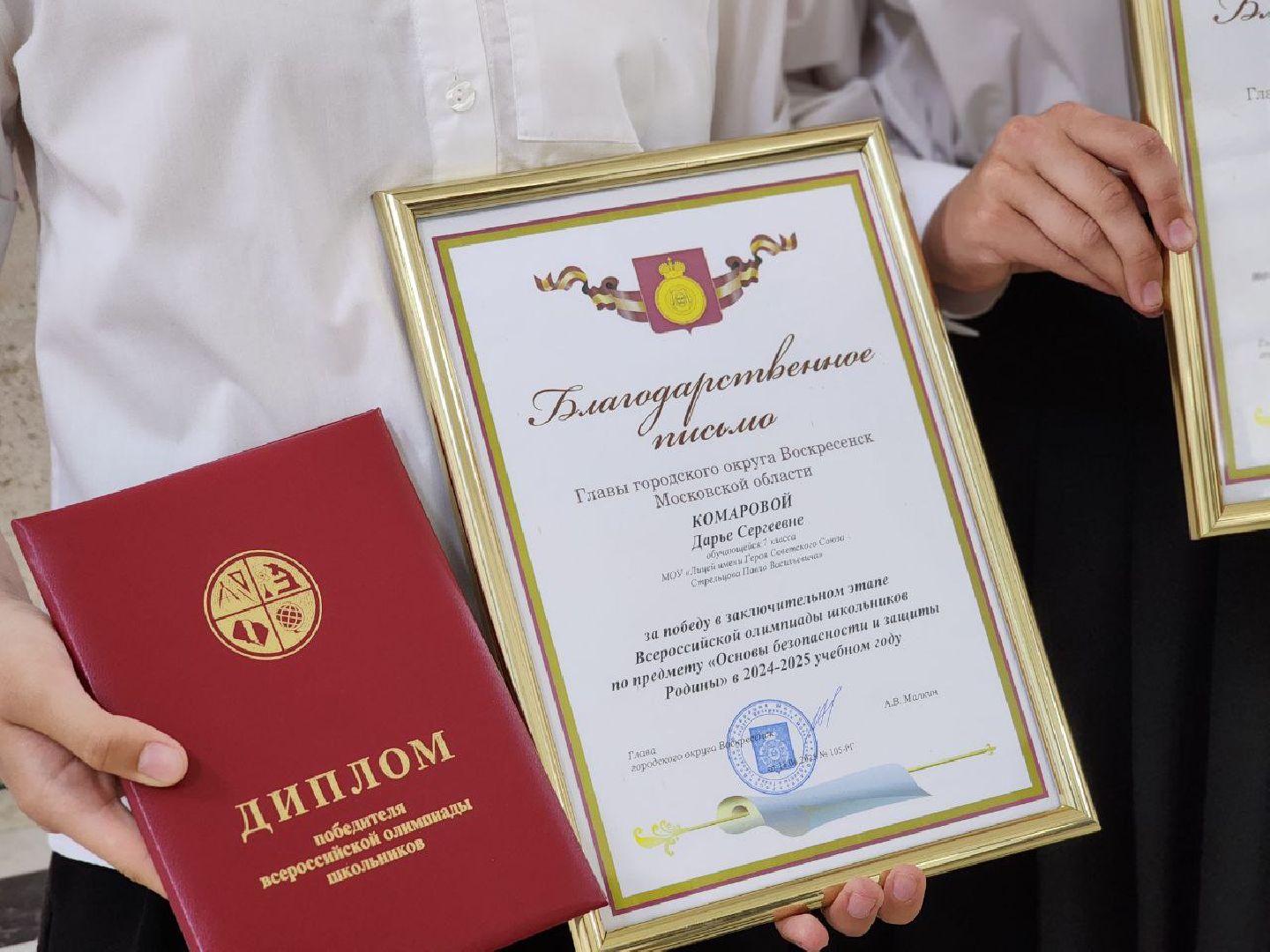 воскресенск, образование,  всероссийская олимпиада школьников, обзр,