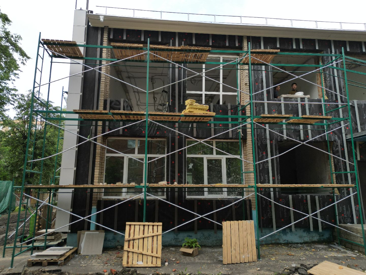 видео с коптера, детский сад Родничок, детский сад в долгопрудном,