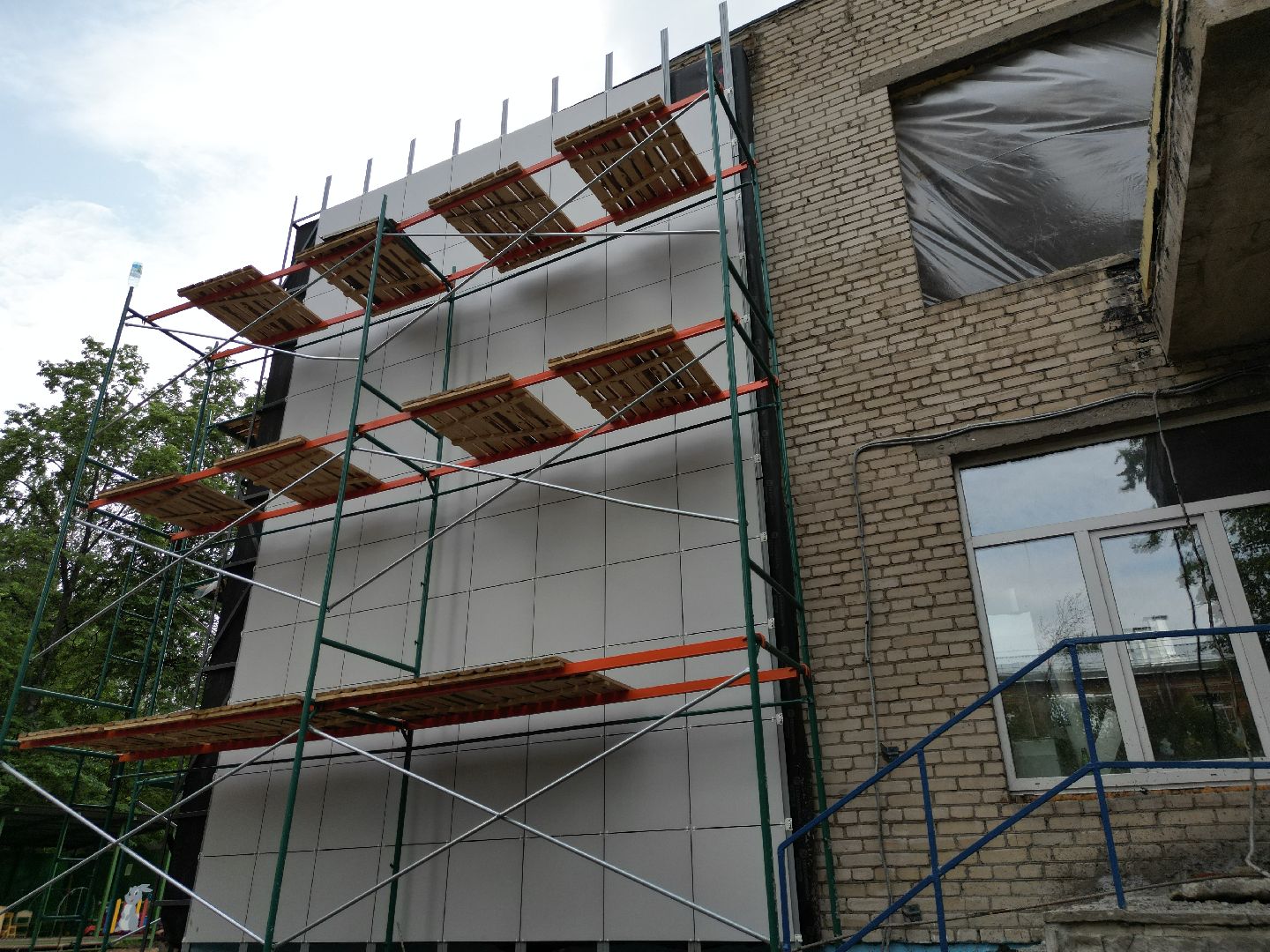 видео с коптера, детский сад Родничок, детский сад в долгопрудном,