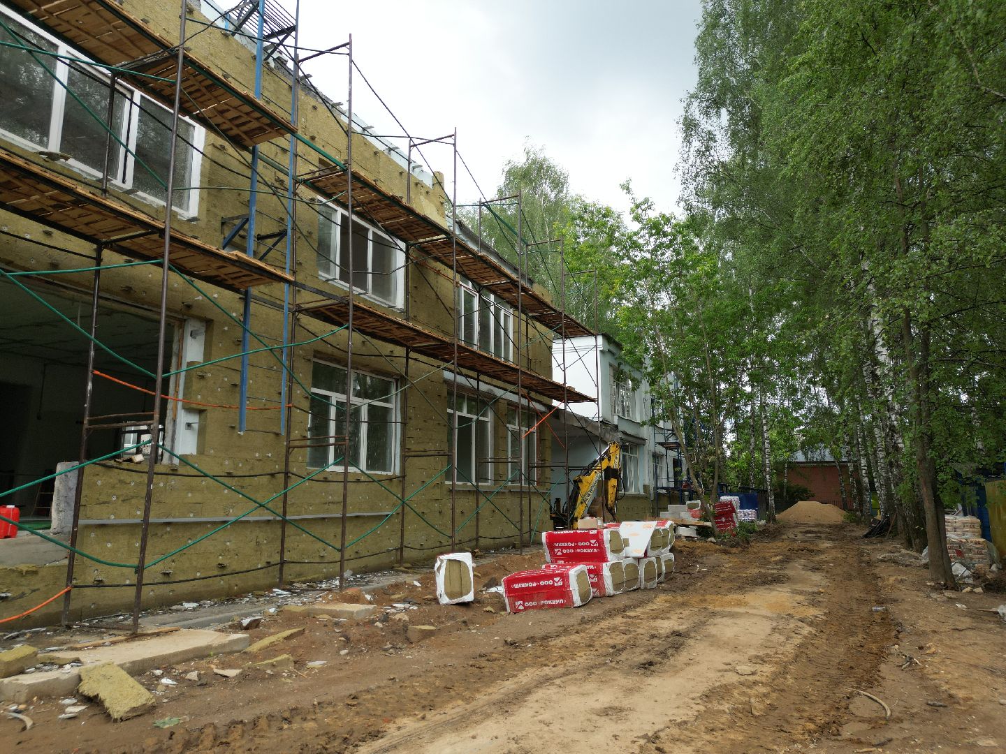 видео с коптера, детский сад 9 в долгопрудном, ремонт детского сада долгопрудный,