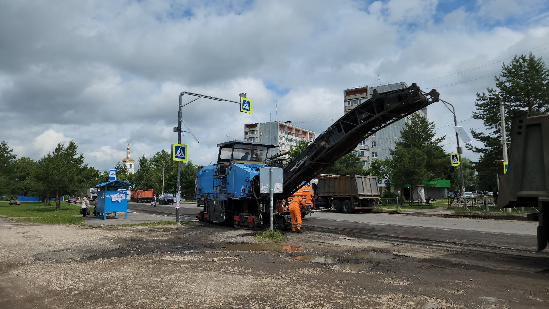 ступино, дороги, ремонт дорог,