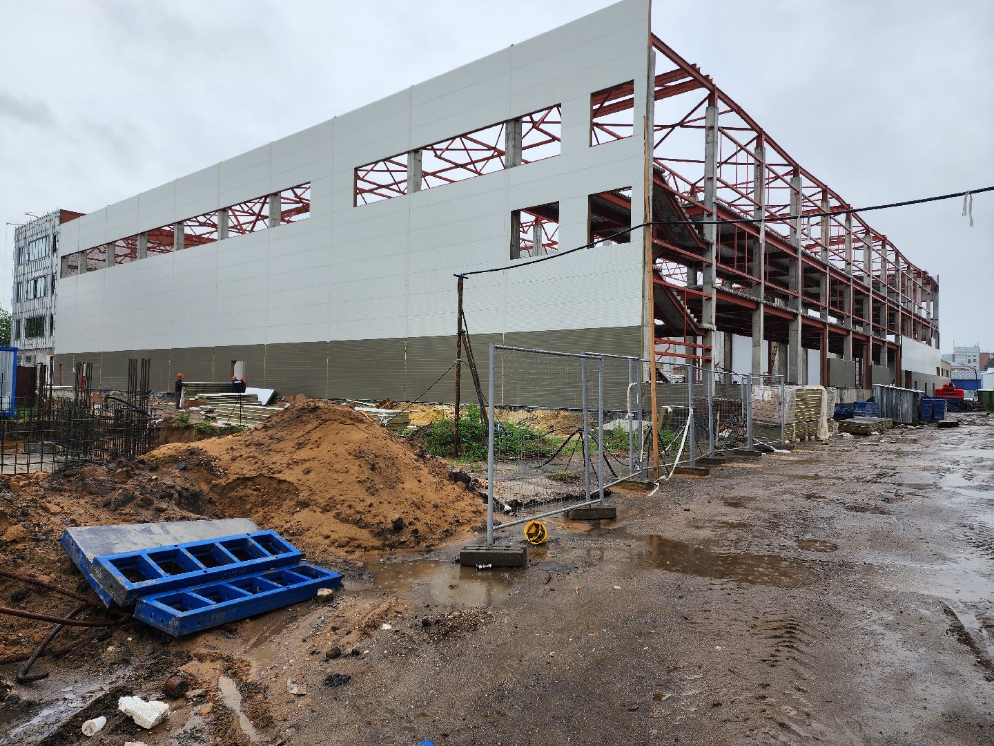 раменское, строительство,технопарк раменское на улице михалевича , строительство нового производственно-логистического комплекса ,