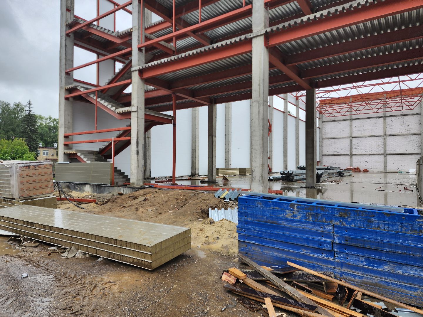 раменское, строительство,технопарк раменское на улице михалевича , строительство нового производственно-логистического комплекса ,