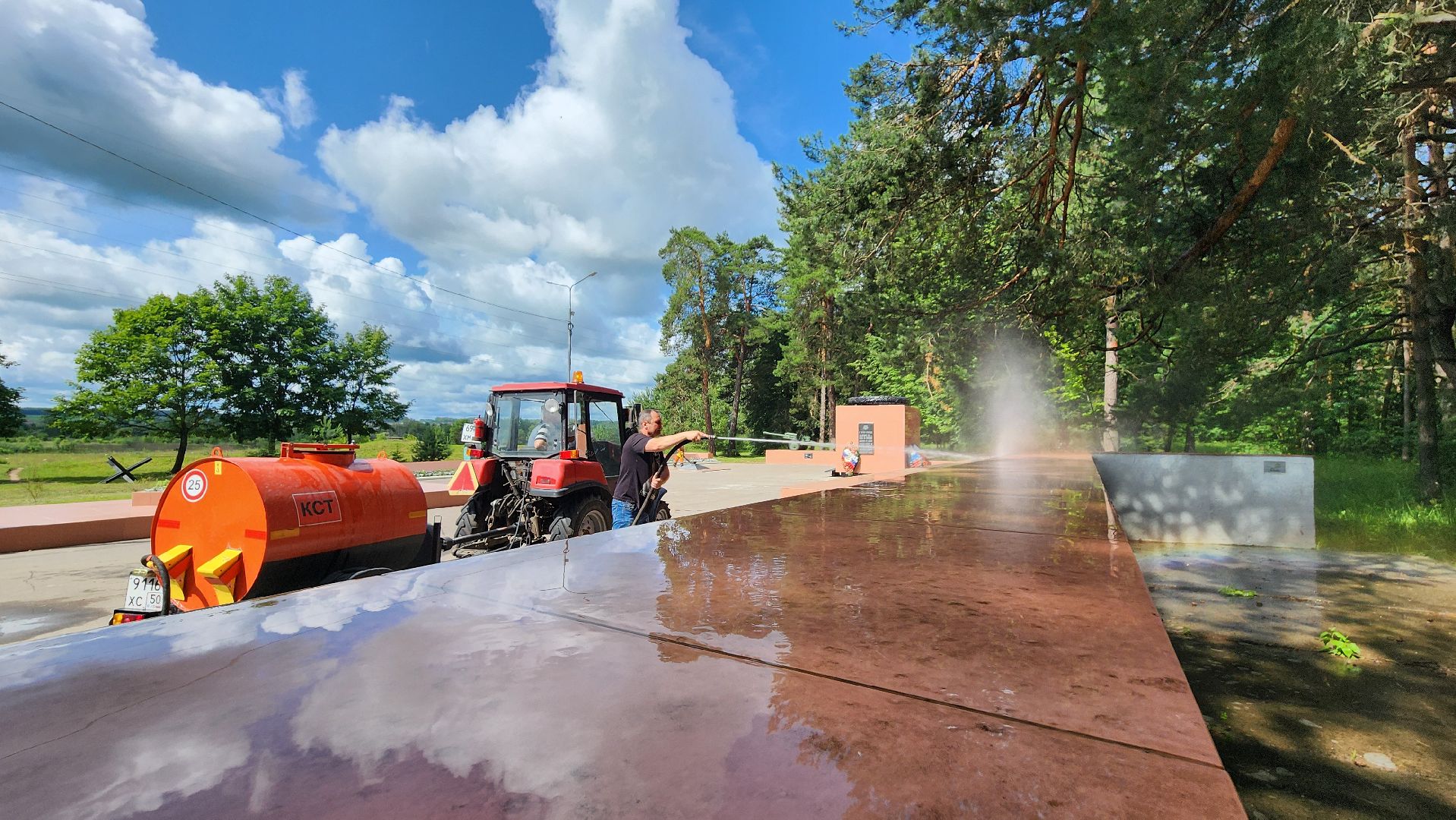 подготовка ко дню памяти и скорби, протвинский рубеж обороны, комбинат благоустройства,