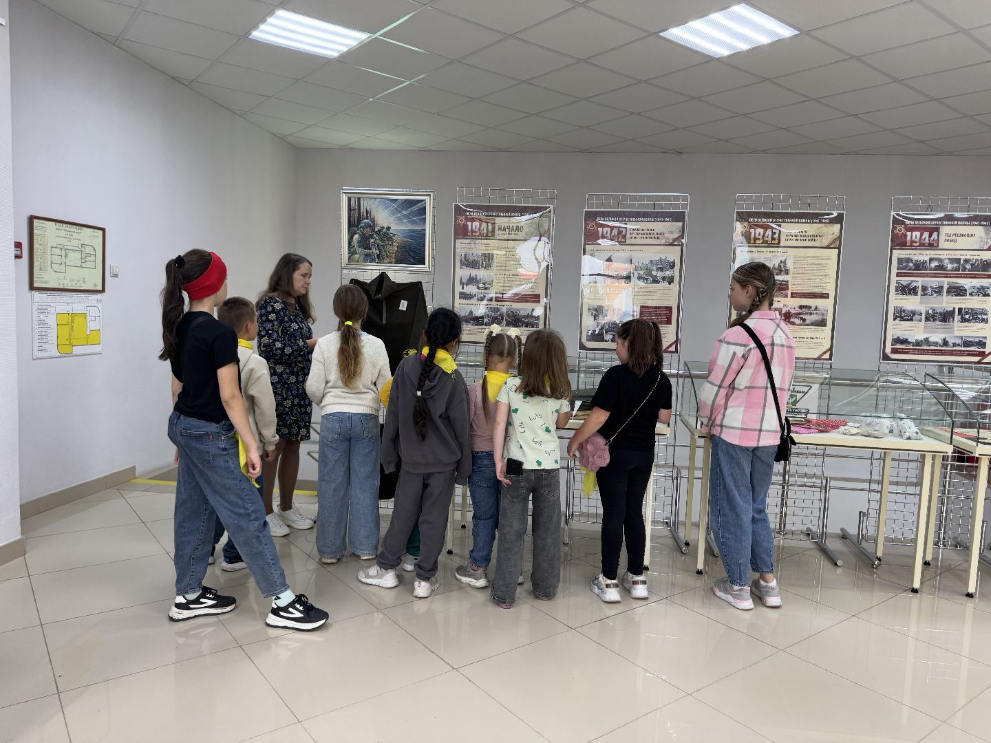 шаховская, дети, день памяти и скорби, музейный урок,
