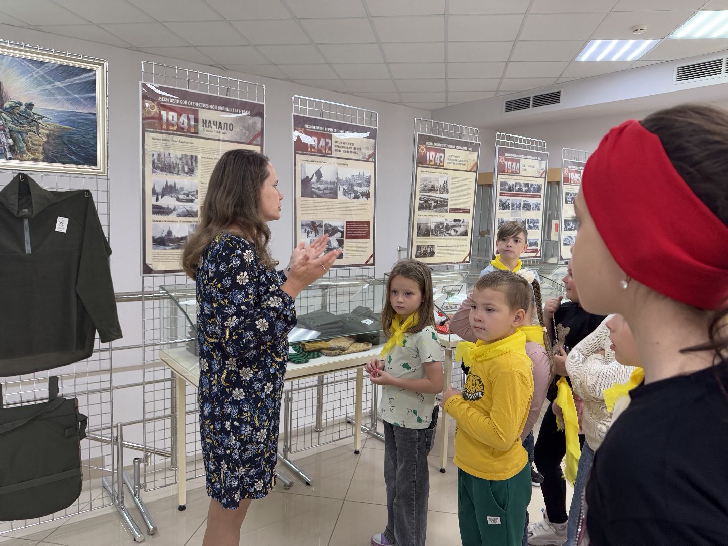 шаховская, дети, день памяти и скорби, музейный урок,