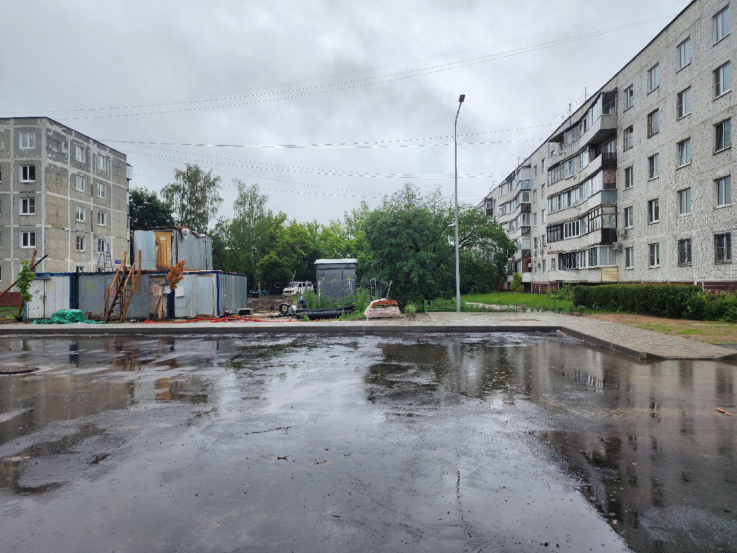 строительство домов для переселенцев, переселение из аварийного жилья, благоустройство, старая купавна, богородский городской округ,