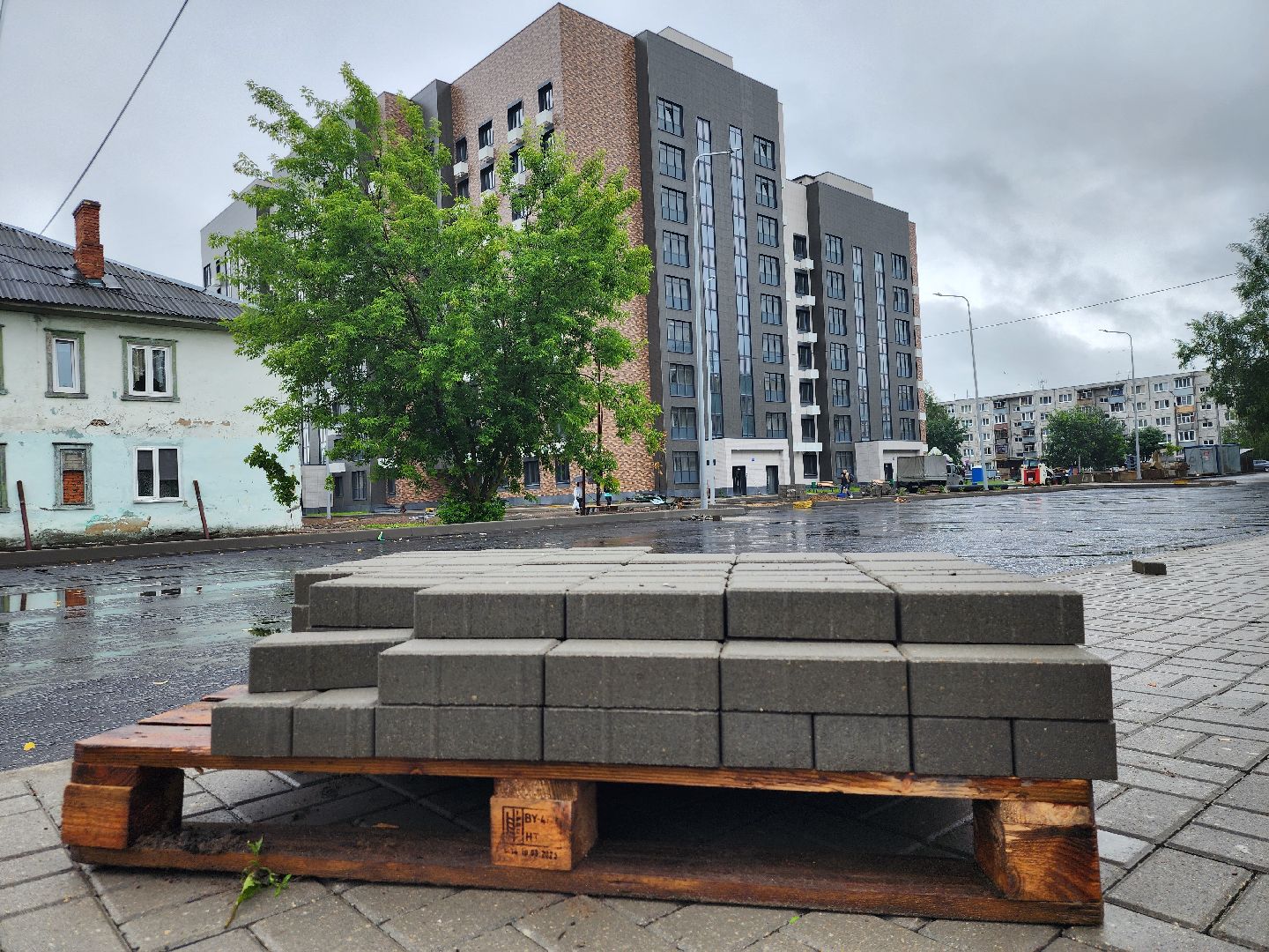 строительство домов для переселенцев, переселение из аварийного жилья, благоустройство, старая купавна, богородский городской округ,