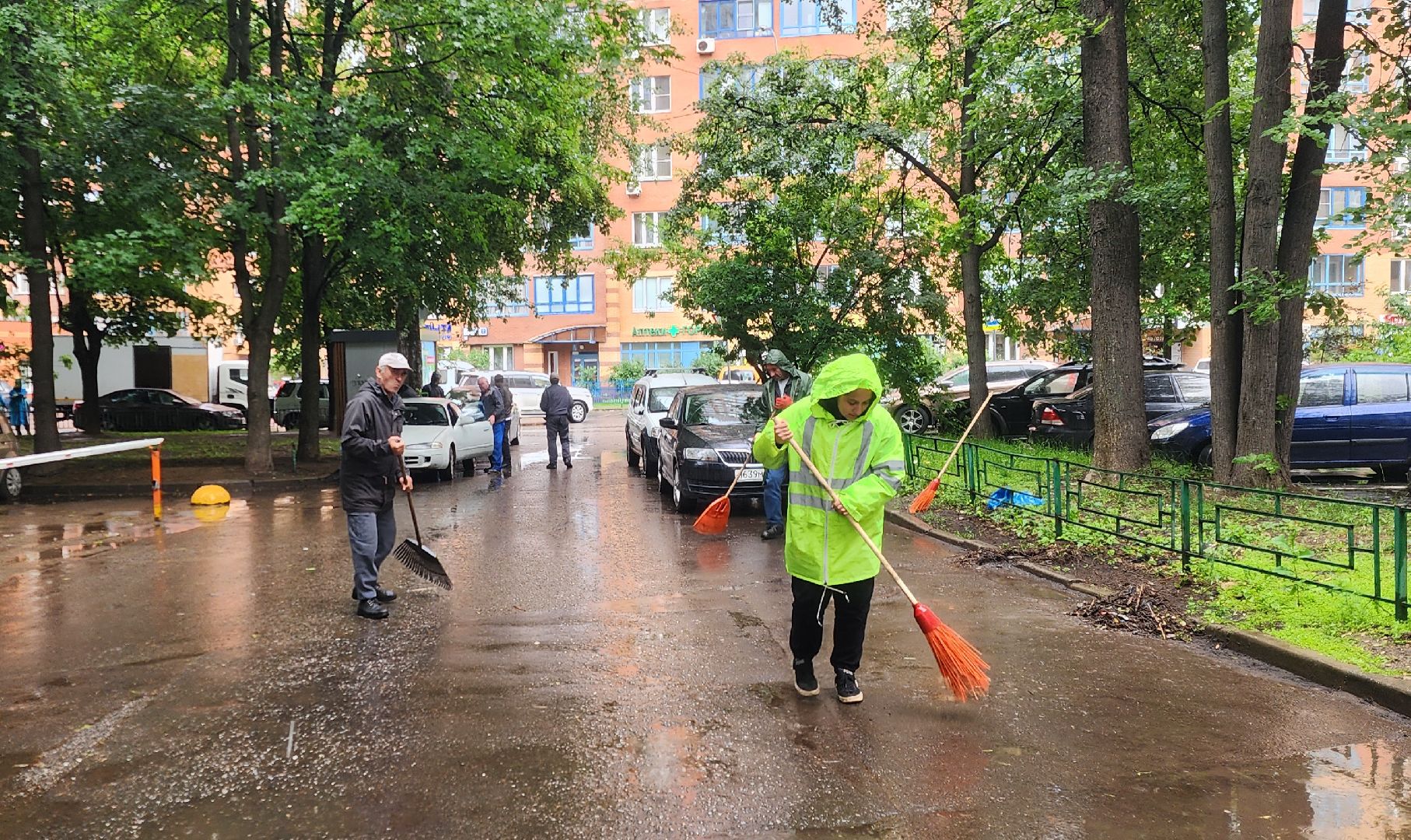 Химки , Благоустройство , Уборка улиц,