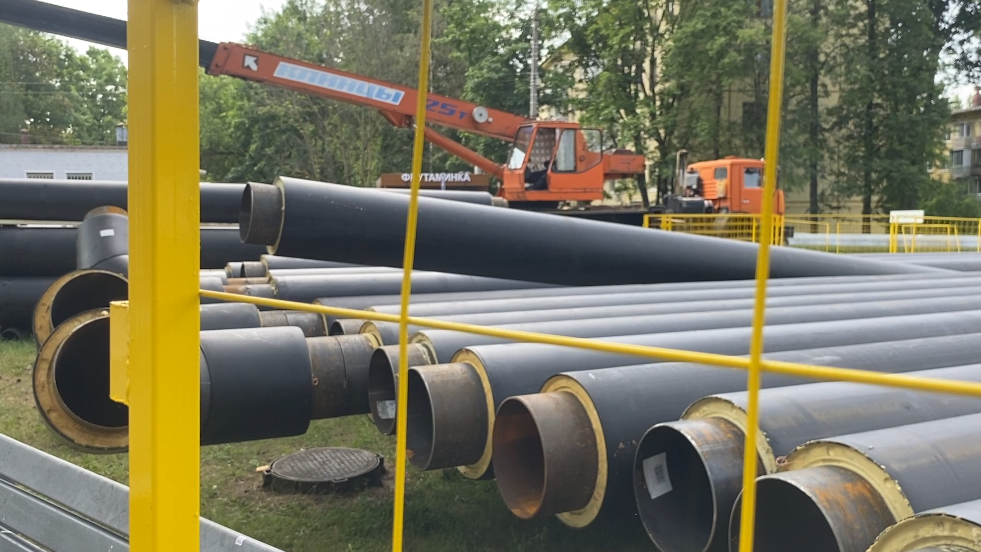 сети теплотрассы, власиха теплосеть, реконструкция сетей, цветной бульвар власиха, трубы горячего водоснабжения,