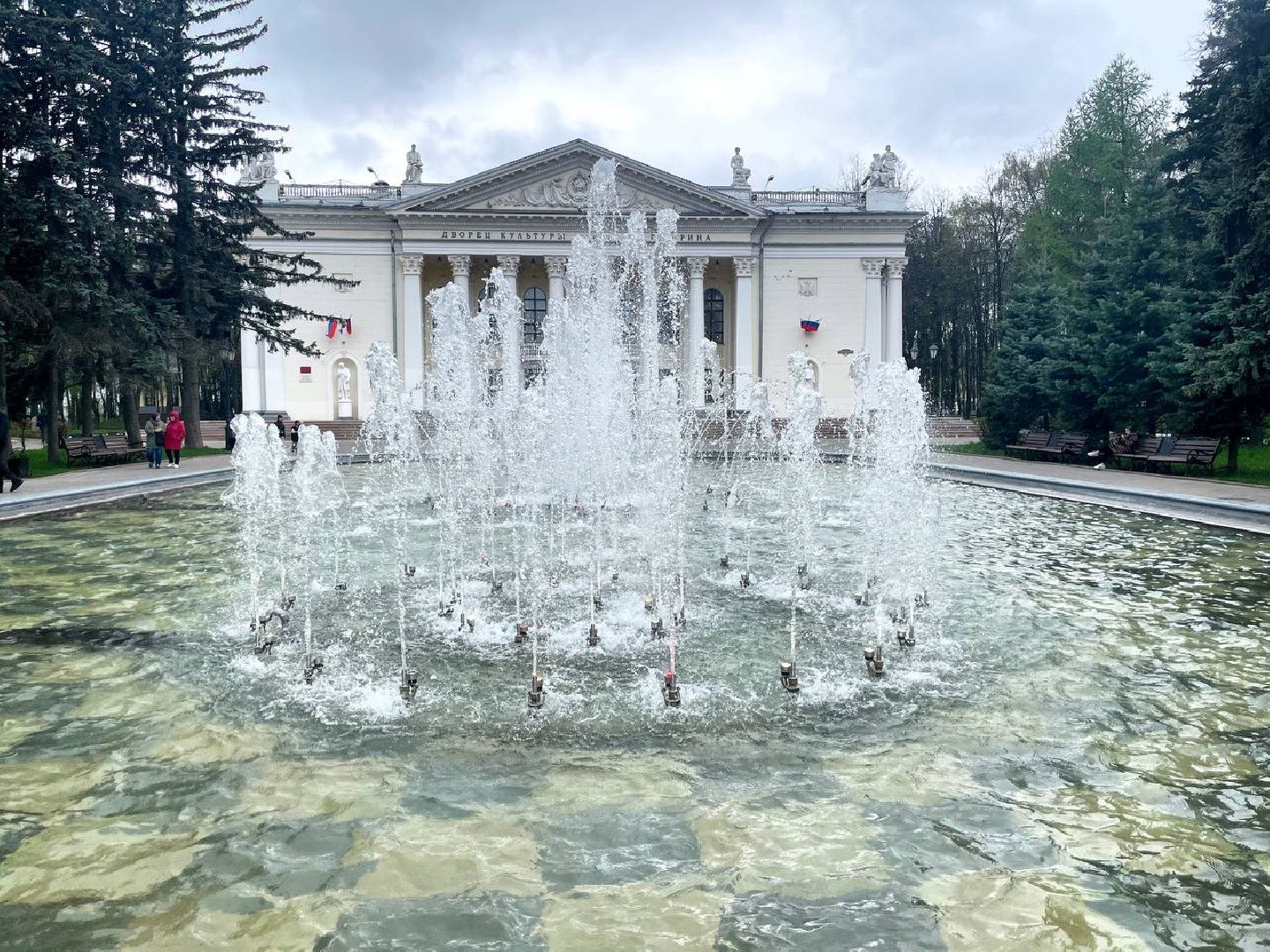 Сергиево-Посадский городской округ, Сергиев Посад, Фонтаны, Благоустройство, Весна