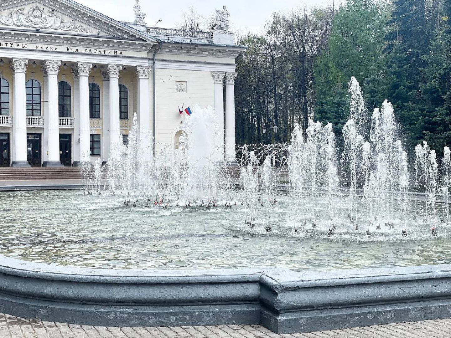 Сергиево-Посадский городской округ, Сергиев Посад, Фонтаны, Благоустройство, Весна