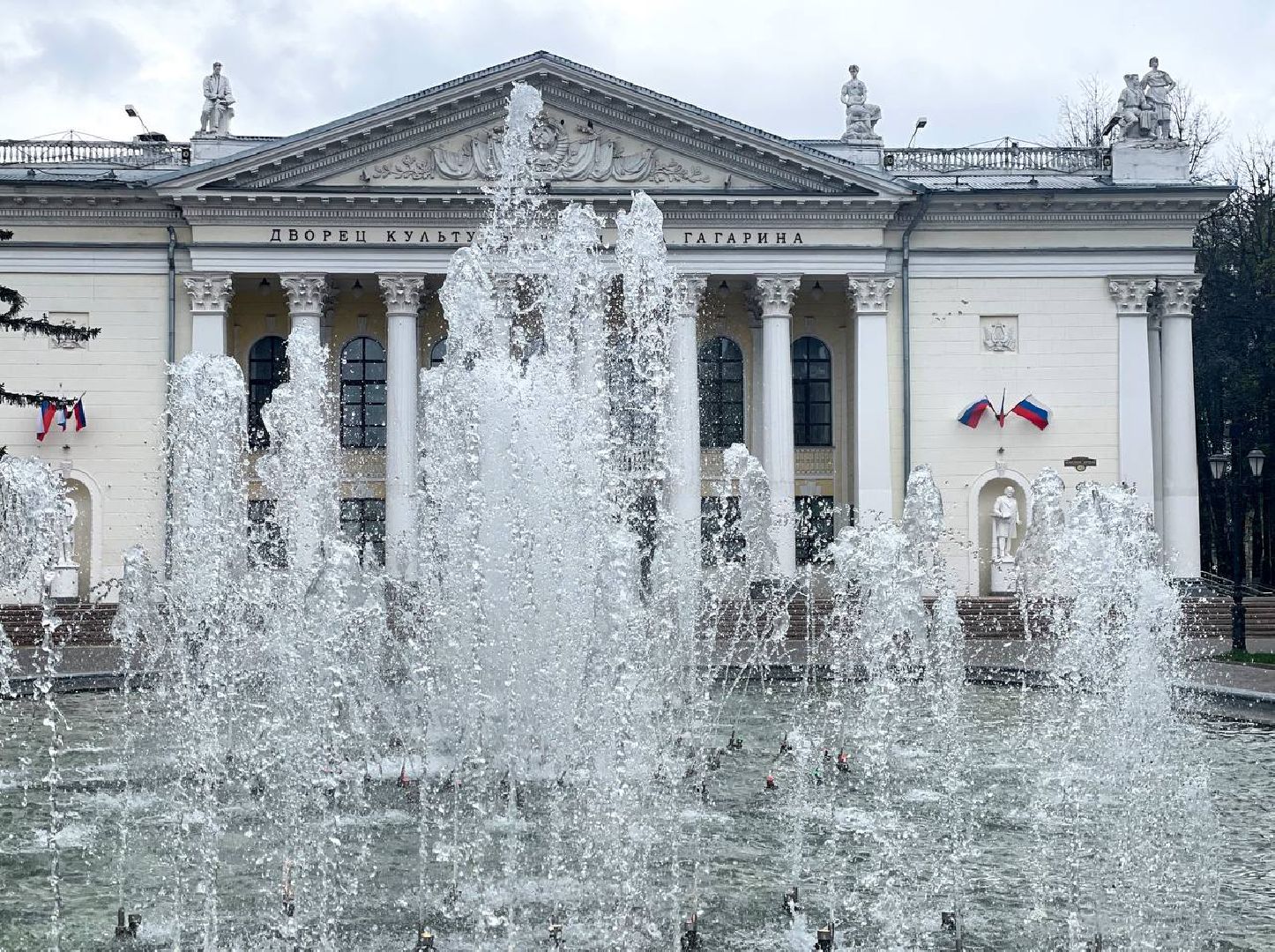Сергиево-Посадский городской округ, Сергиев Посад, Фонтаны, Благоустройство, Весна