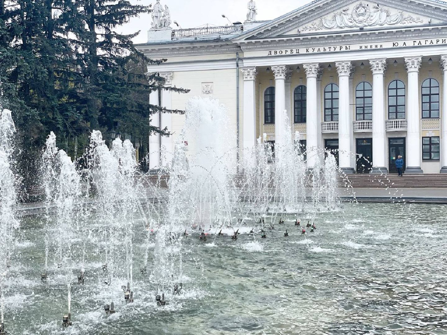 Сергиево-Посадский городской округ, Сергиев Посад, Фонтаны, Благоустройство, Весна