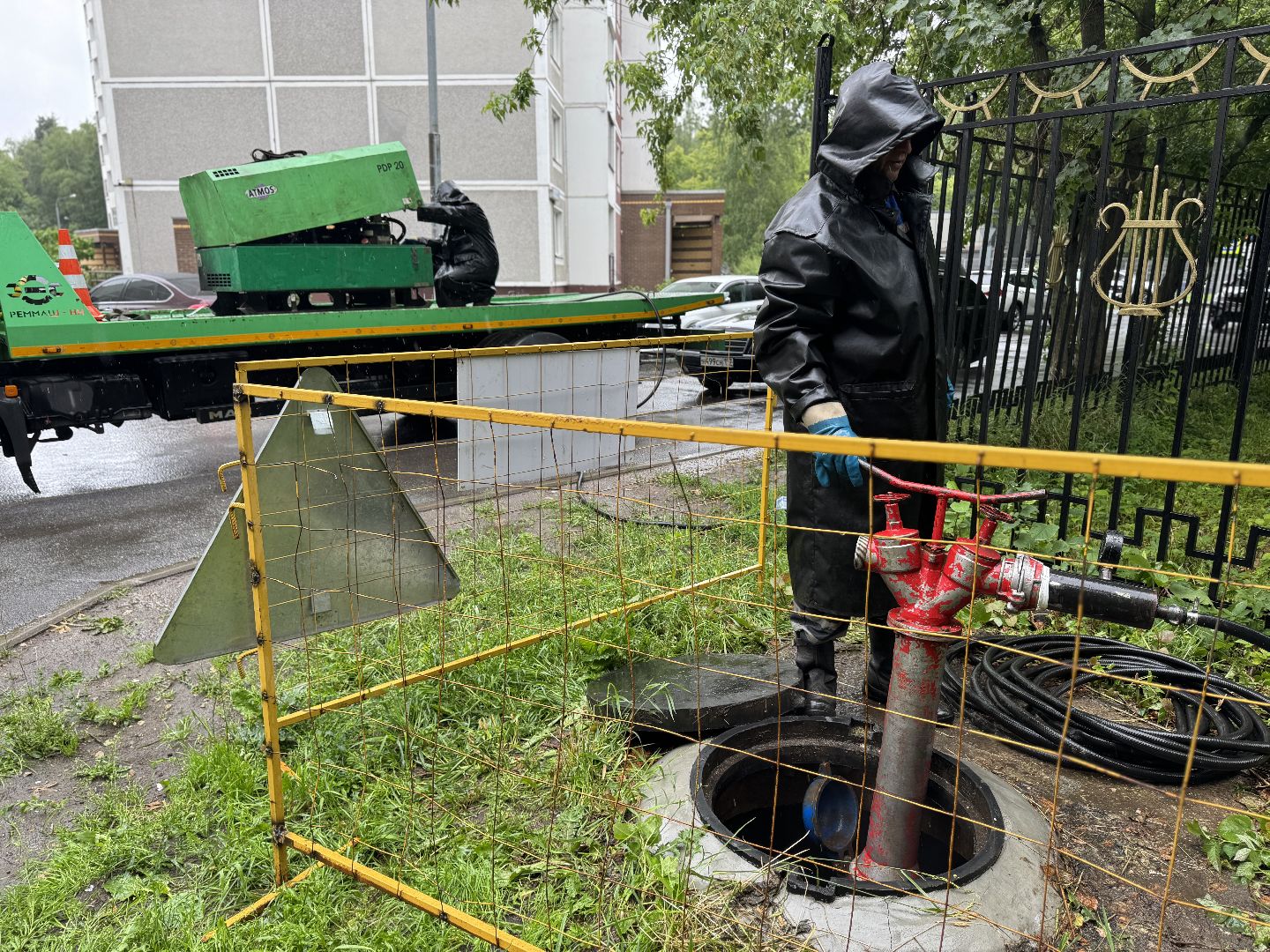 промывка труб хвс, балашиха, микрорайон кучино,