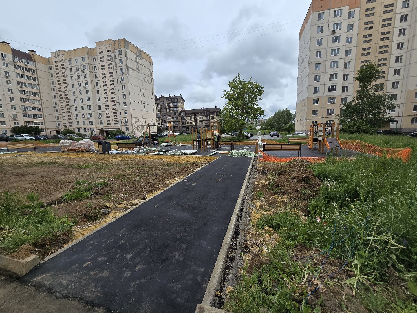 Коломна, детская площадка, установка детской площадки,