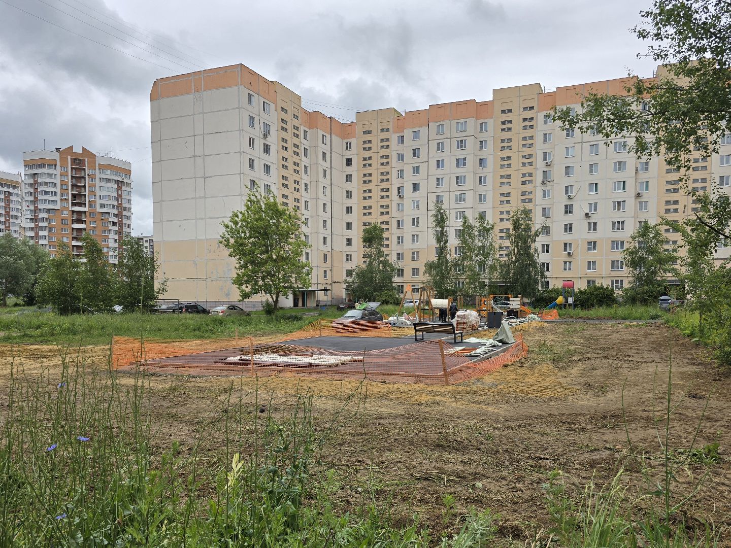 Коломна, детская площадка, установка детской площадки,