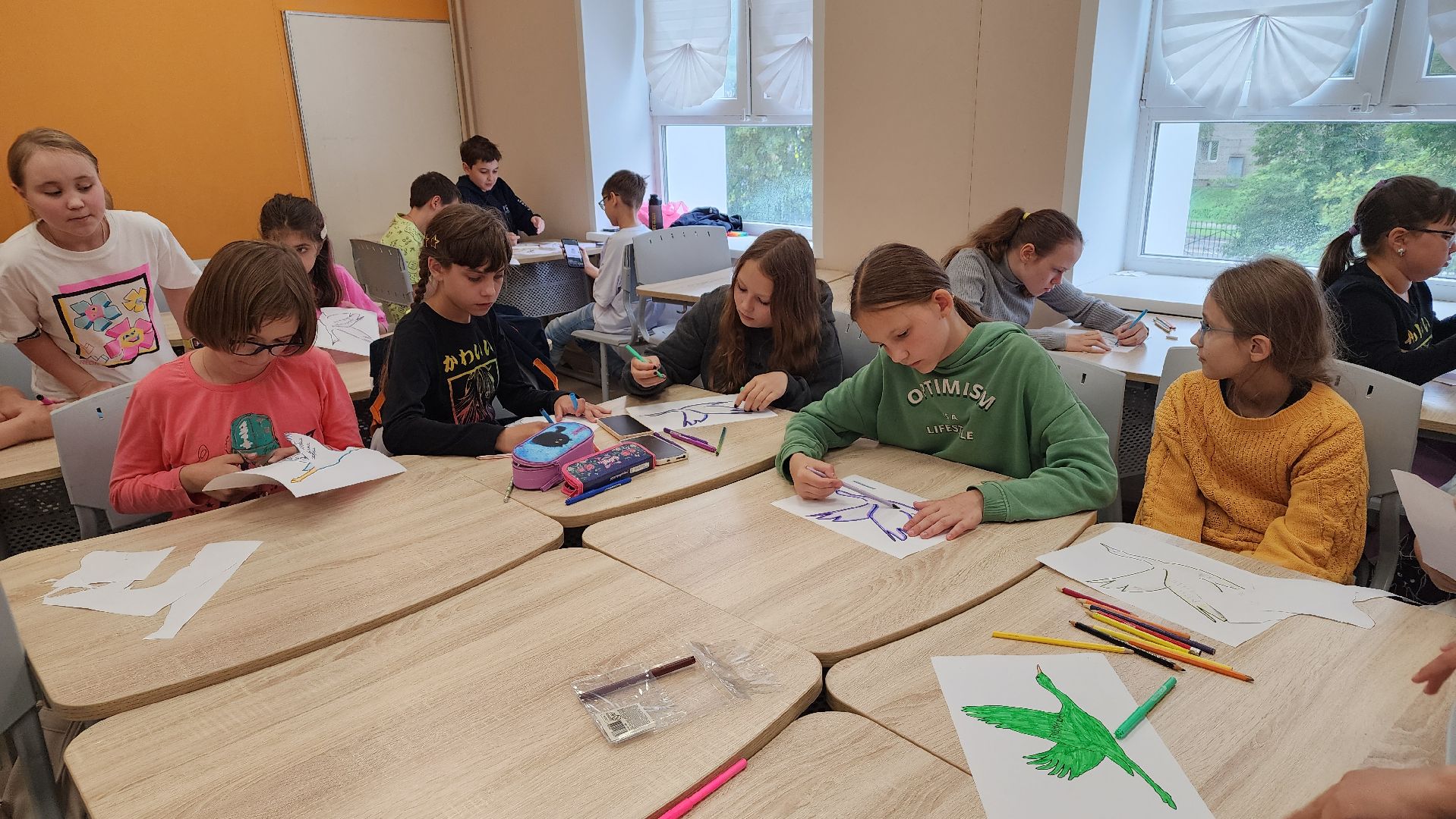 день памяти и скорби, журавли, дети, лагерь, школьный лагерь, лосино-петровский,