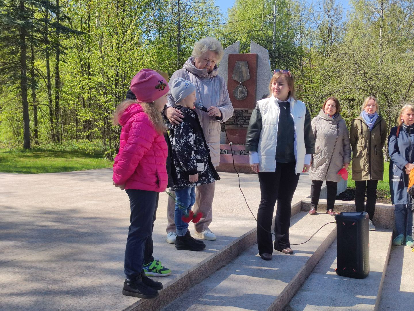 Вахта памяти, Дубна, мемориал, дети