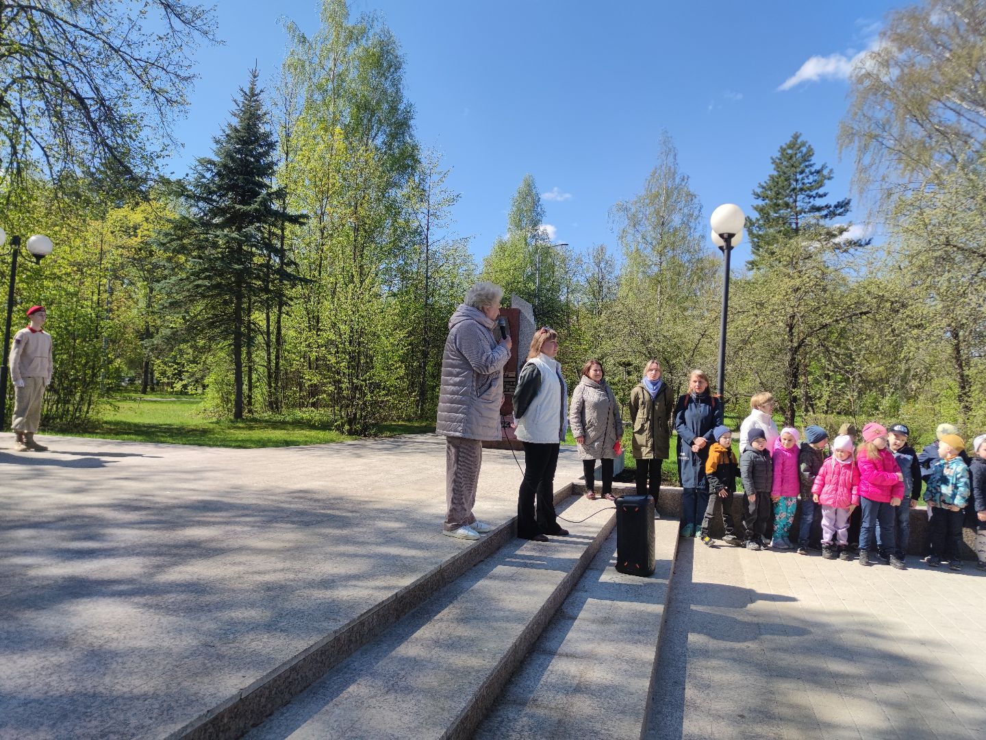 Вахта памяти, Дубна, мемориал, дети