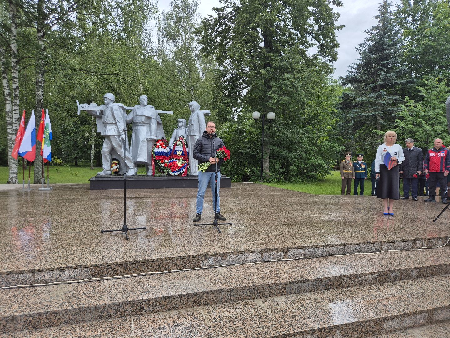 Деньпамятиискорби, Дубна, Акция, Возложениецветов, Помнимисторию,