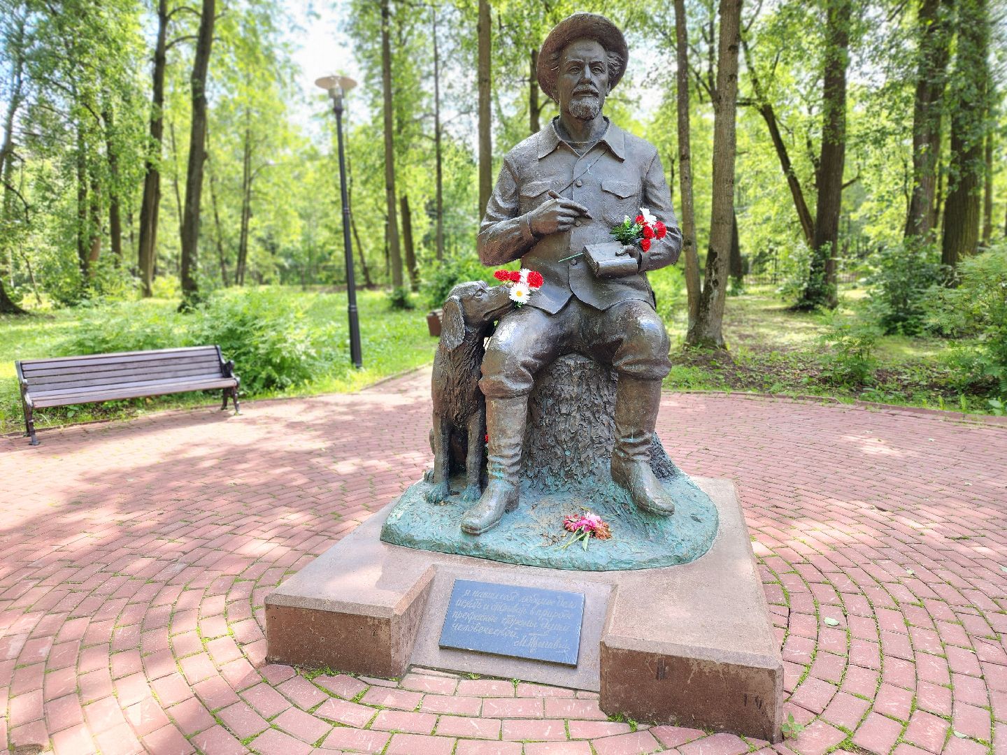 сергиев посад, скитские пруды, благоустройство, ремонт дорожки, замена брусчатки,