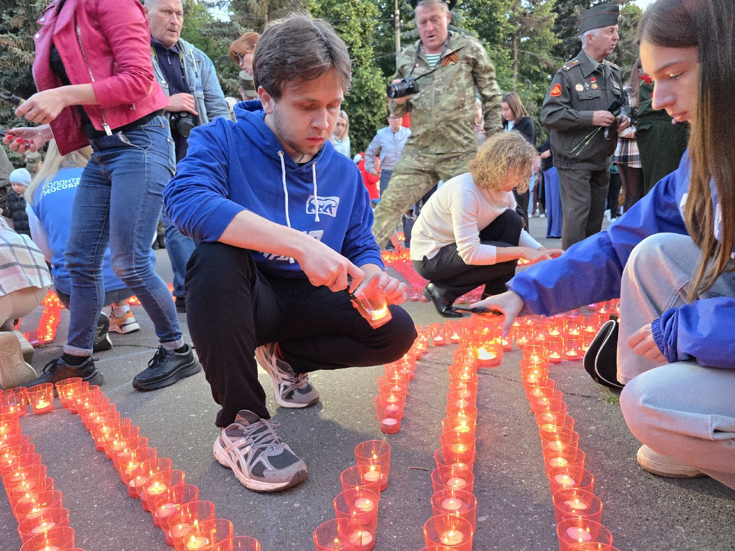 Коломна , день памяти и скорби, свеча памяти,
