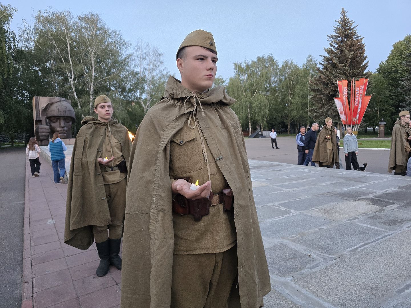 Коломна , день памяти и скорби, свеча памяти,