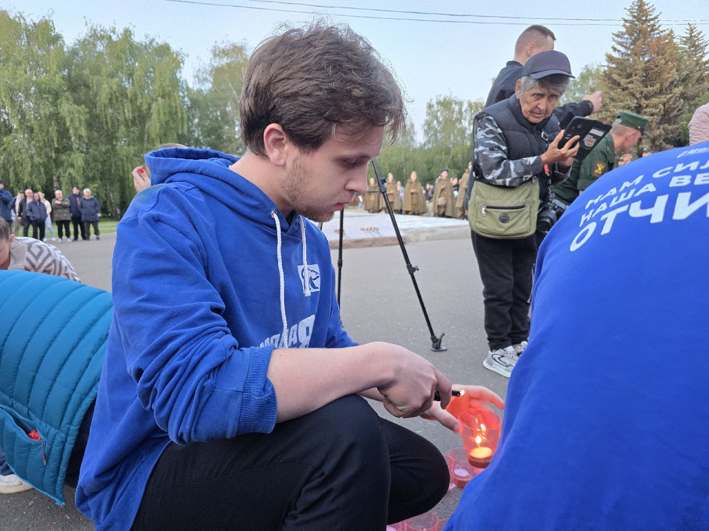 Коломна , день памяти и скорби, свеча памяти,