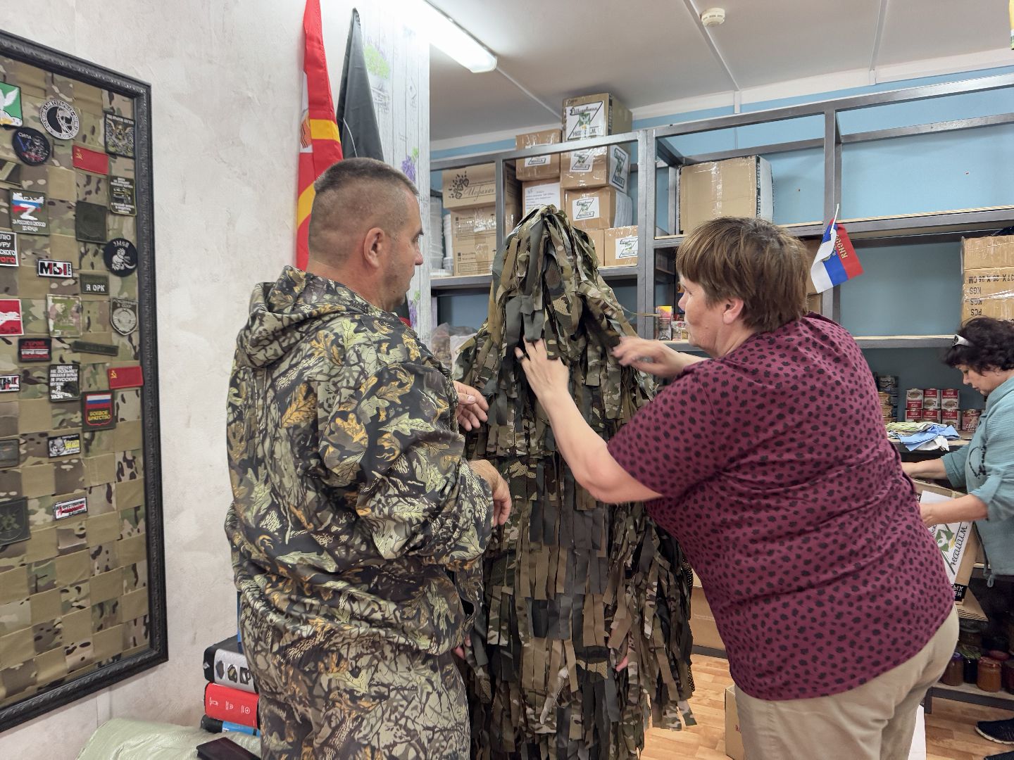 шаховская, гуманитаная помощь, сво, отправка груза,штаб помощи,