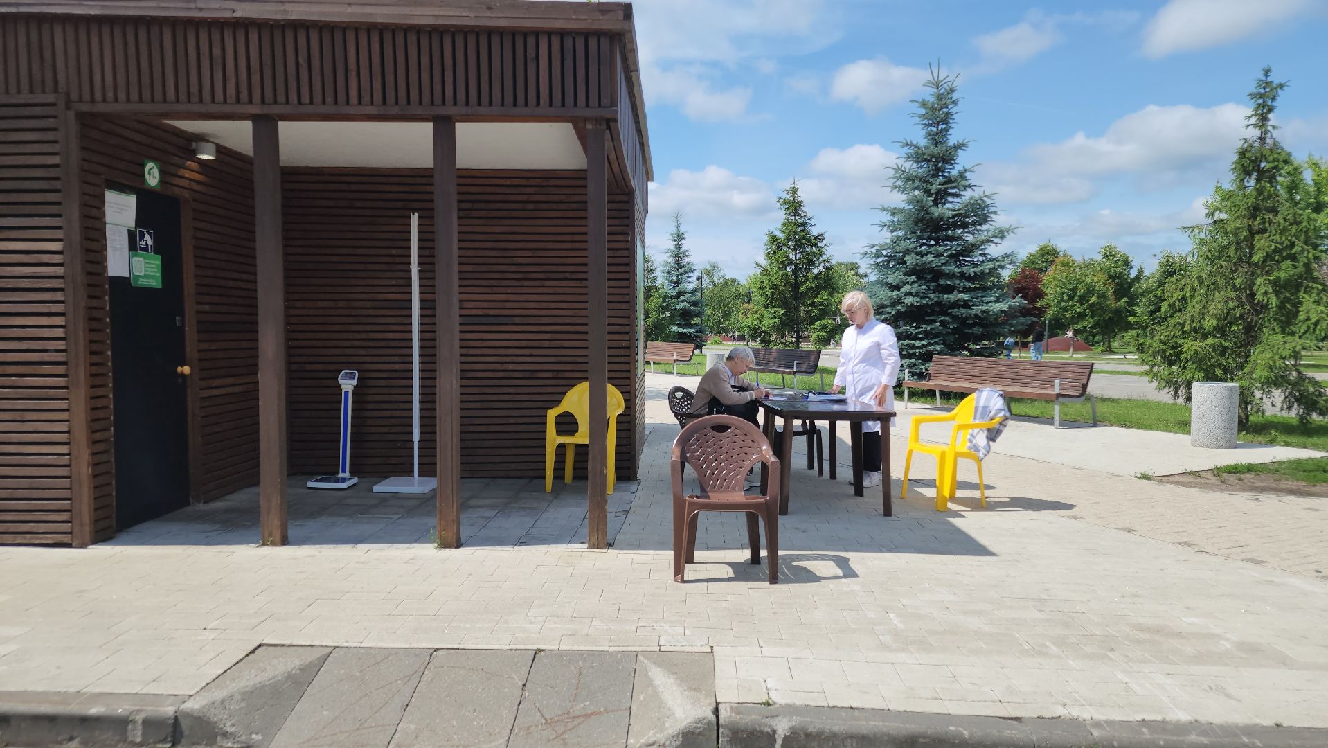 диспансеризация жителей, орехово-зуево,проверь свое здоровье в парке,