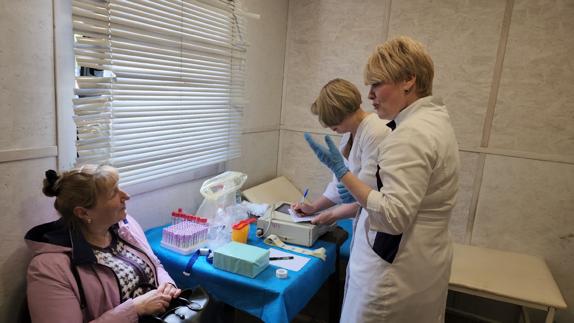 диспансеризация жителей, орехово-зуево,проверь свое здоровье в парке,