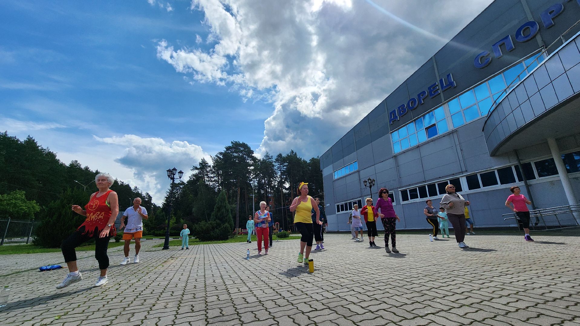 зумба , добрый час, дворец спорта импульс,