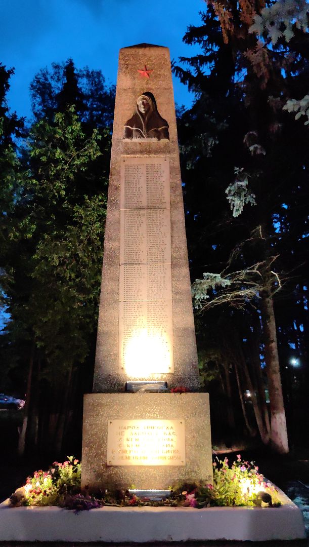 День памяти и скорби, помятник,  свеча, звезда, воины,