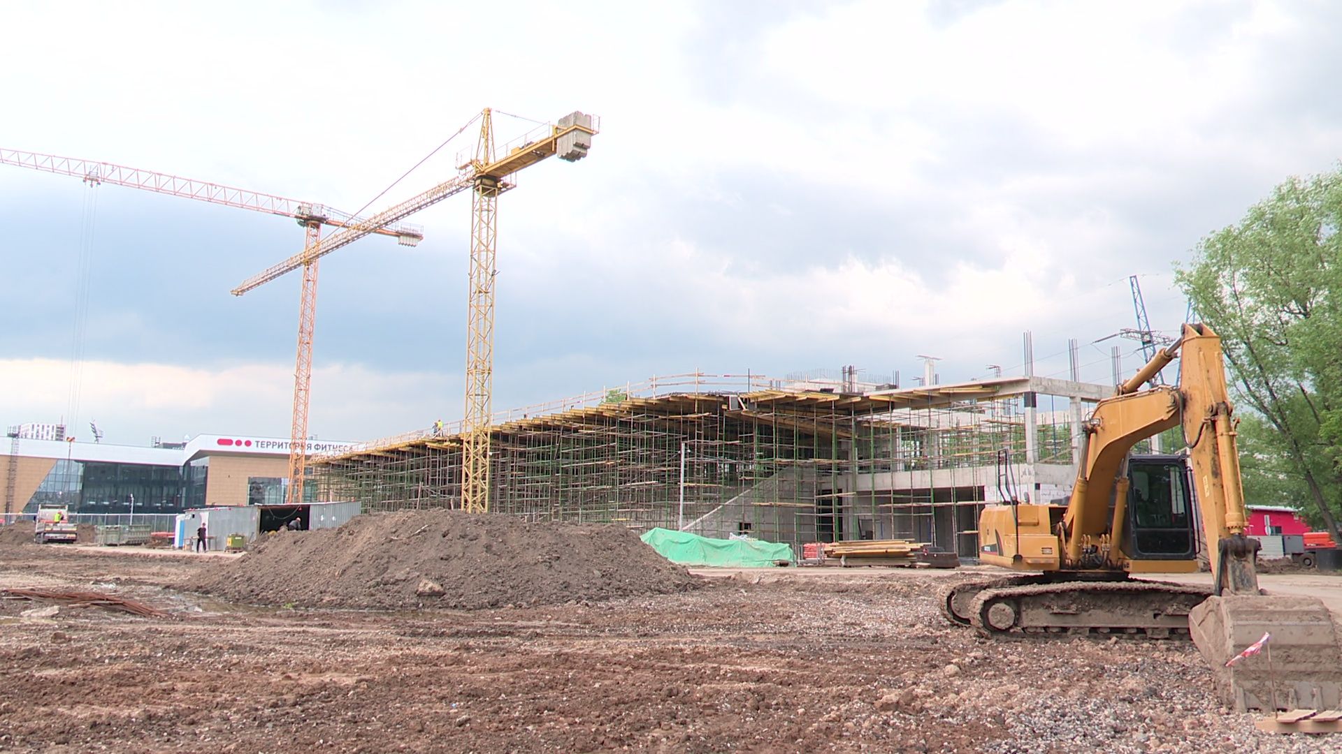 Реутов, строительство, академия Акинфеева и Чанова, футбол, поле с подогревом,