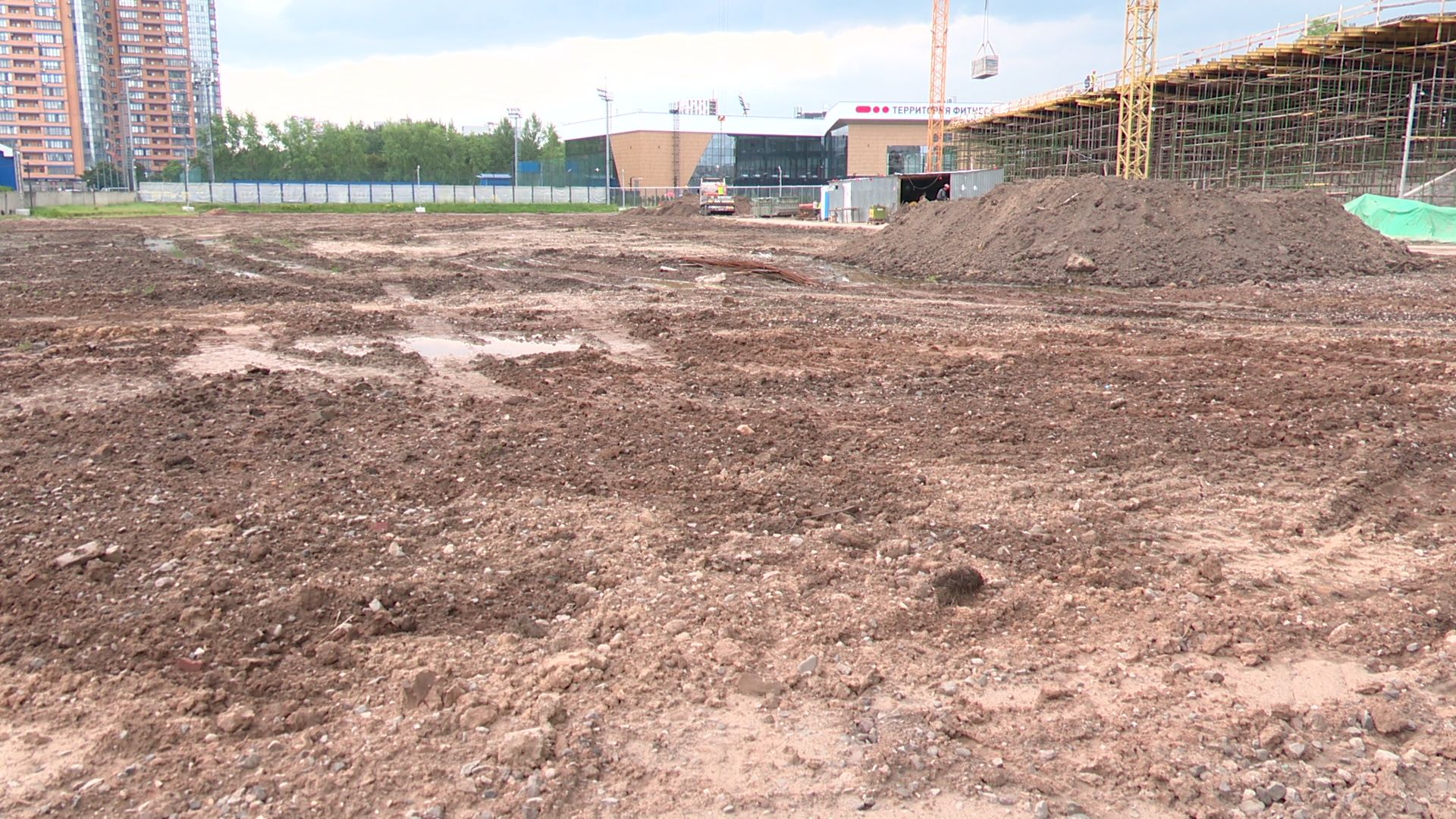 Реутов, строительство, академия Акинфеева и Чанова, футбол, поле с подогревом,