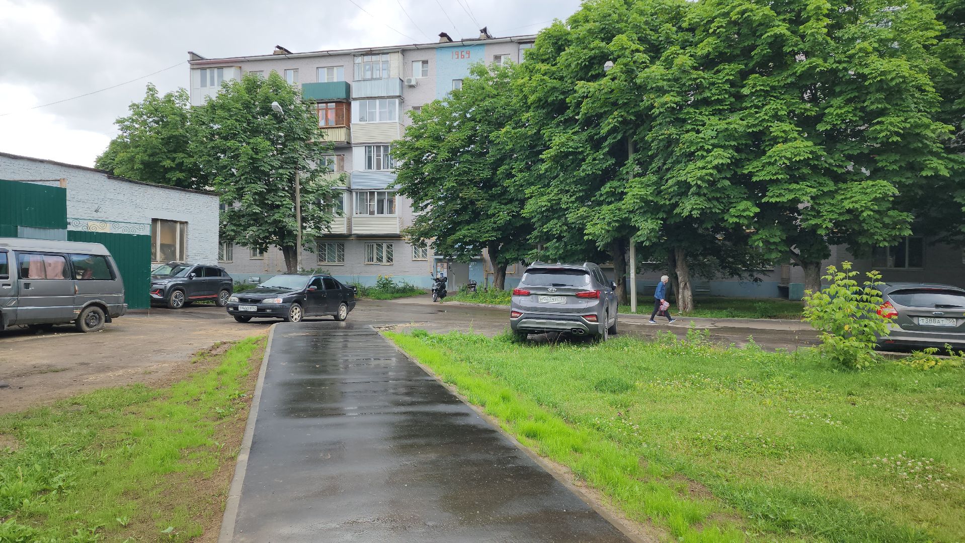 Асфальтирование , Асфальт , Народные тропы, Лобня ,