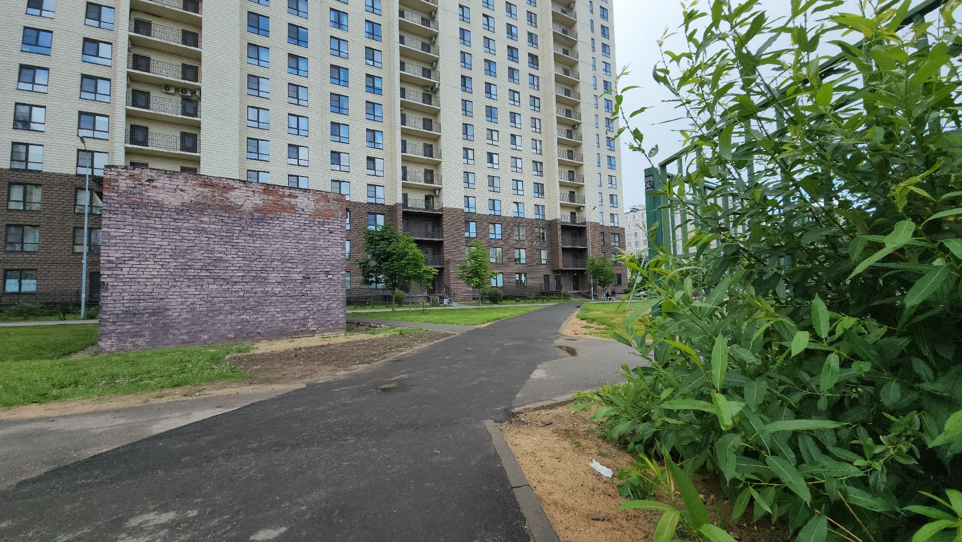 Асфальтирование , Асфальт , Народные тропы, Лобня ,