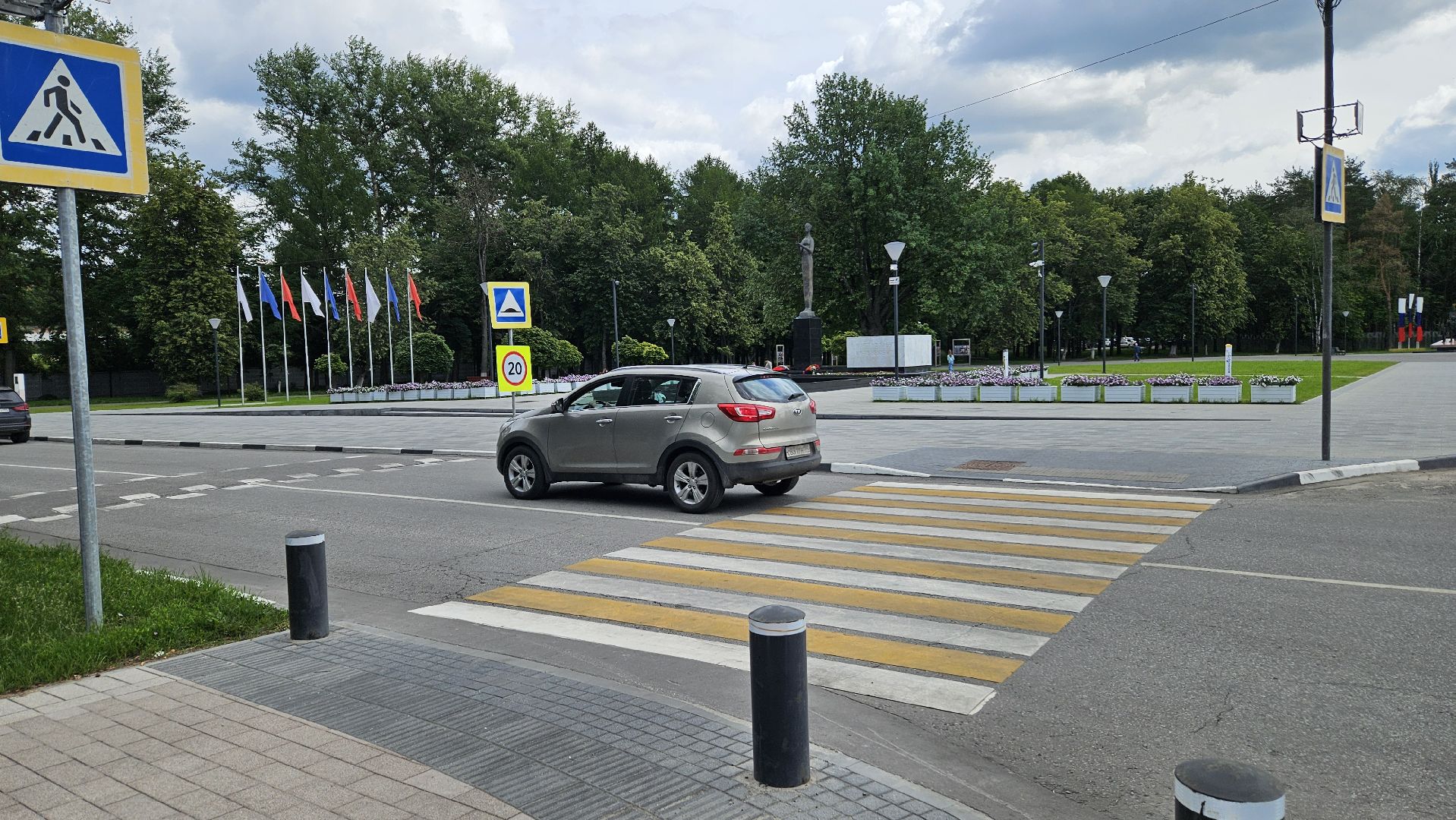 цветы, озеленение, жуковский, вечный огонь,