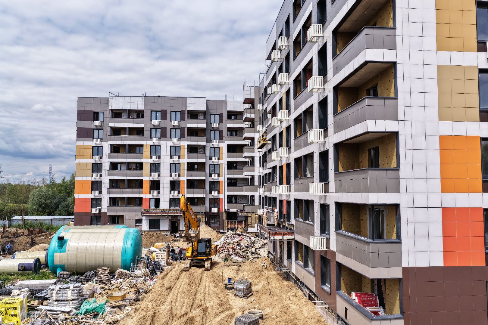 видео с коптера, дом для переселенцев в шатуре, переселенец из аварийного жилья,
