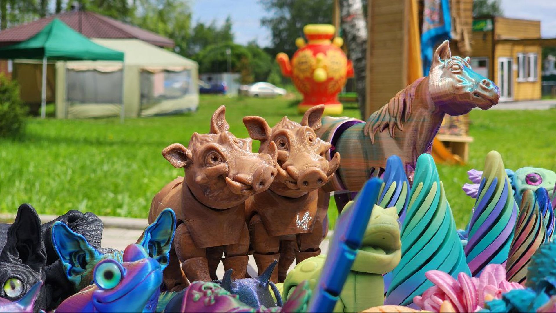 Талдом, Фестиваль Город мастеров, Парк Победа, Ремесленники,