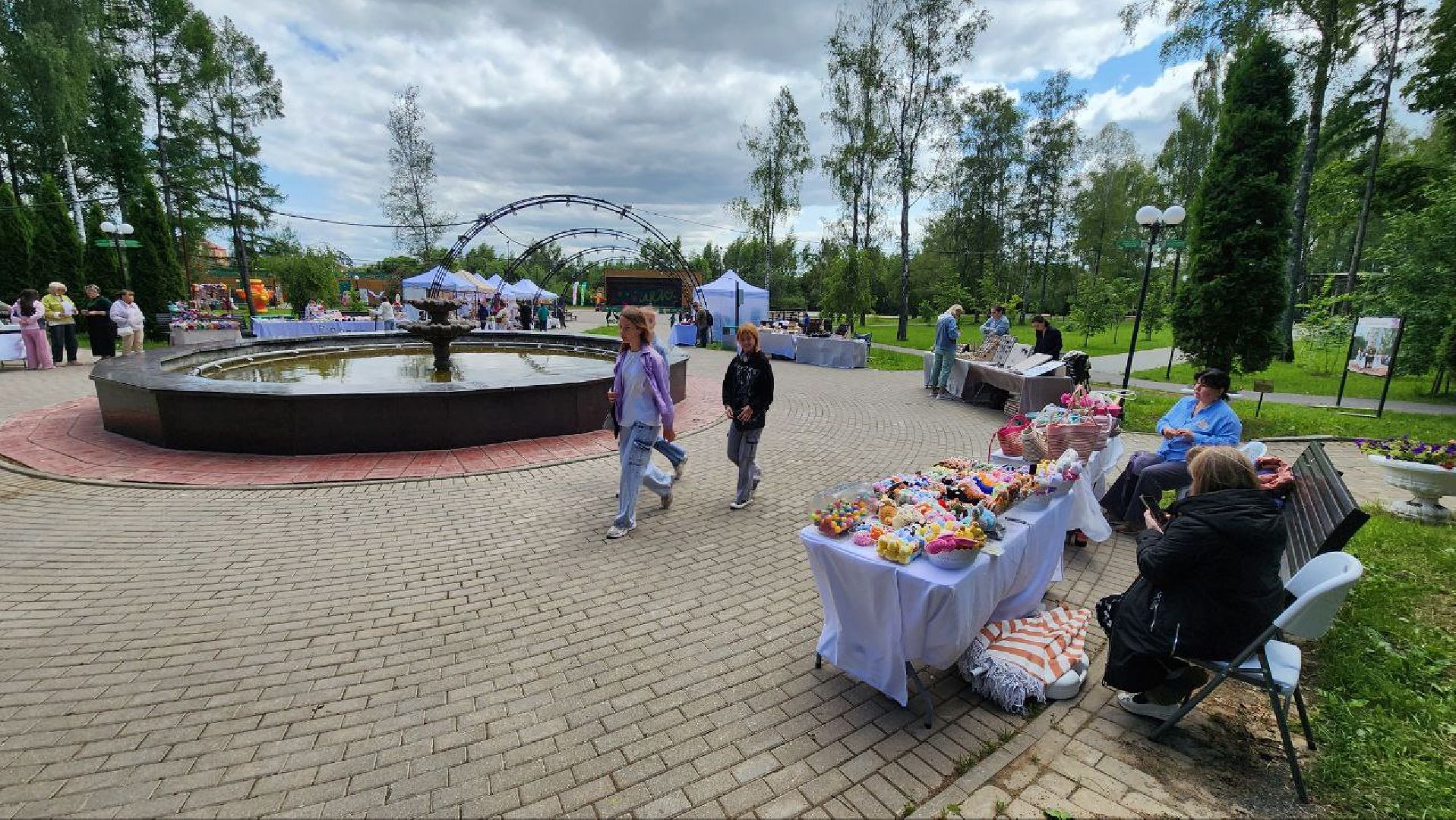 Талдом, Фестиваль Город мастеров, Парк Победа, Ремесленники,