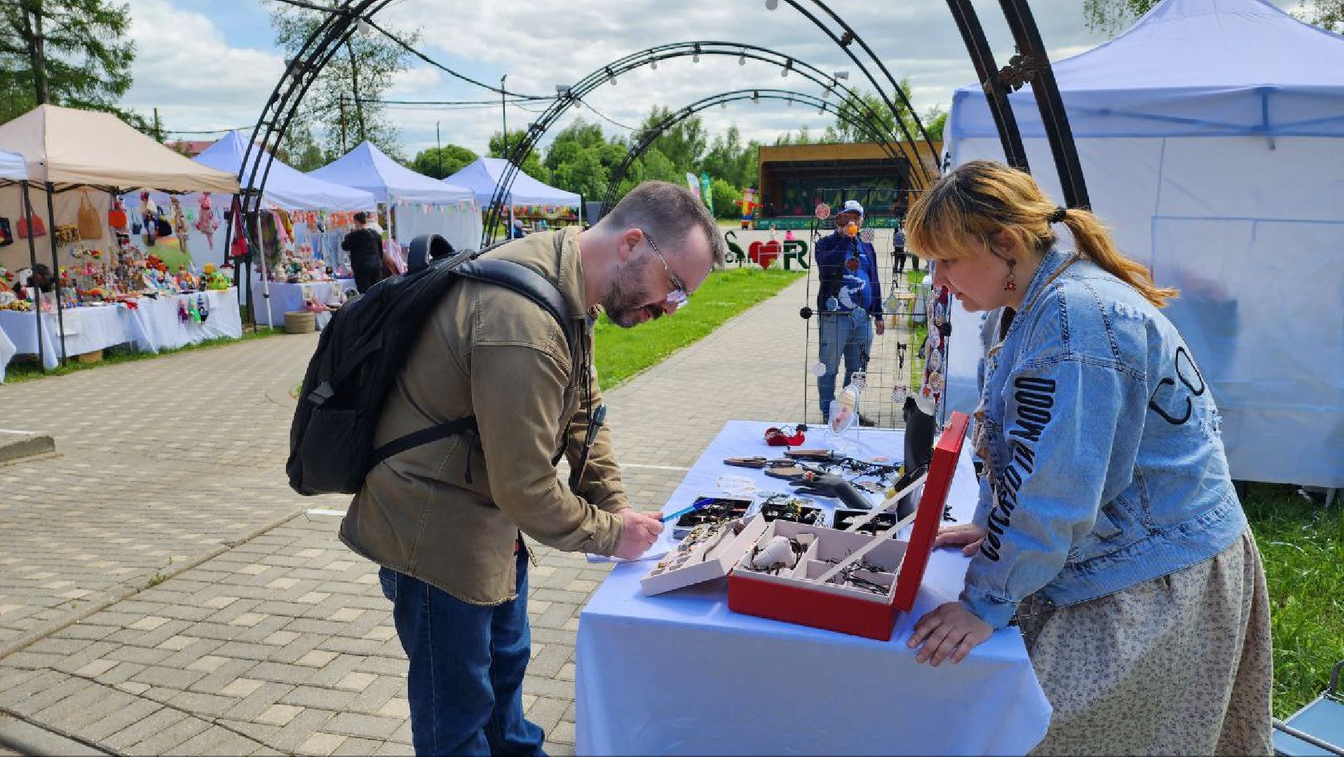 Талдом, Фестиваль Город мастеров, Парк Победа, Ремесленники,