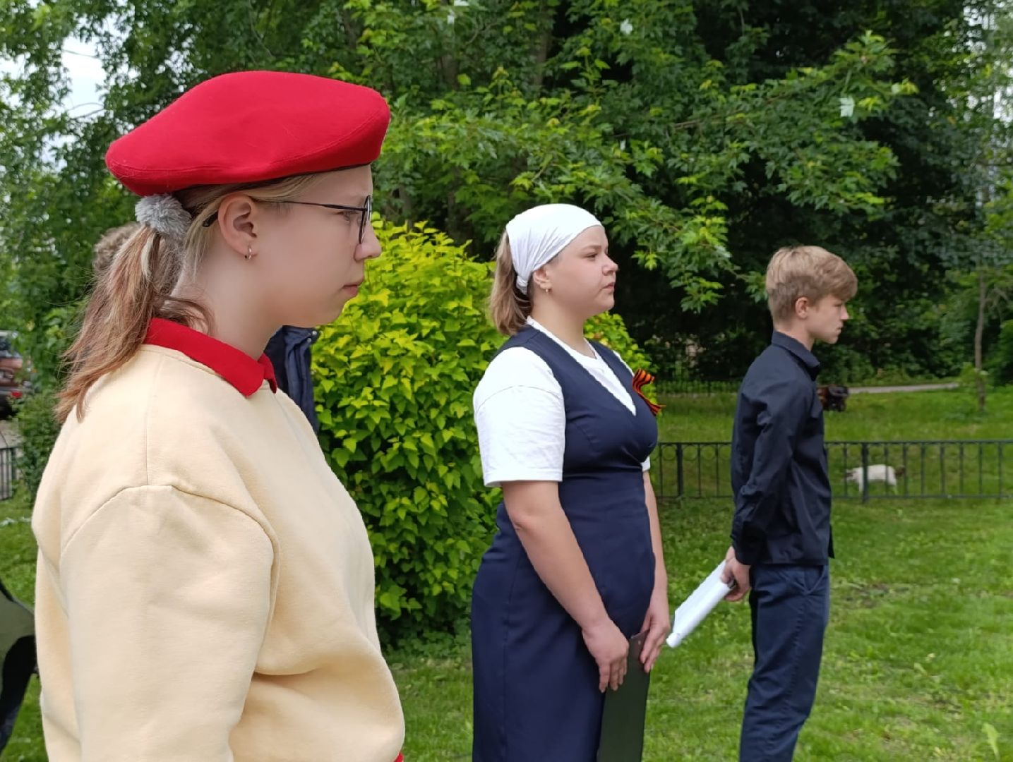 пушкинский округ, день памяти и скорби, возложение цветов, жители, герои вов, памятная акция,великая отечественная война,